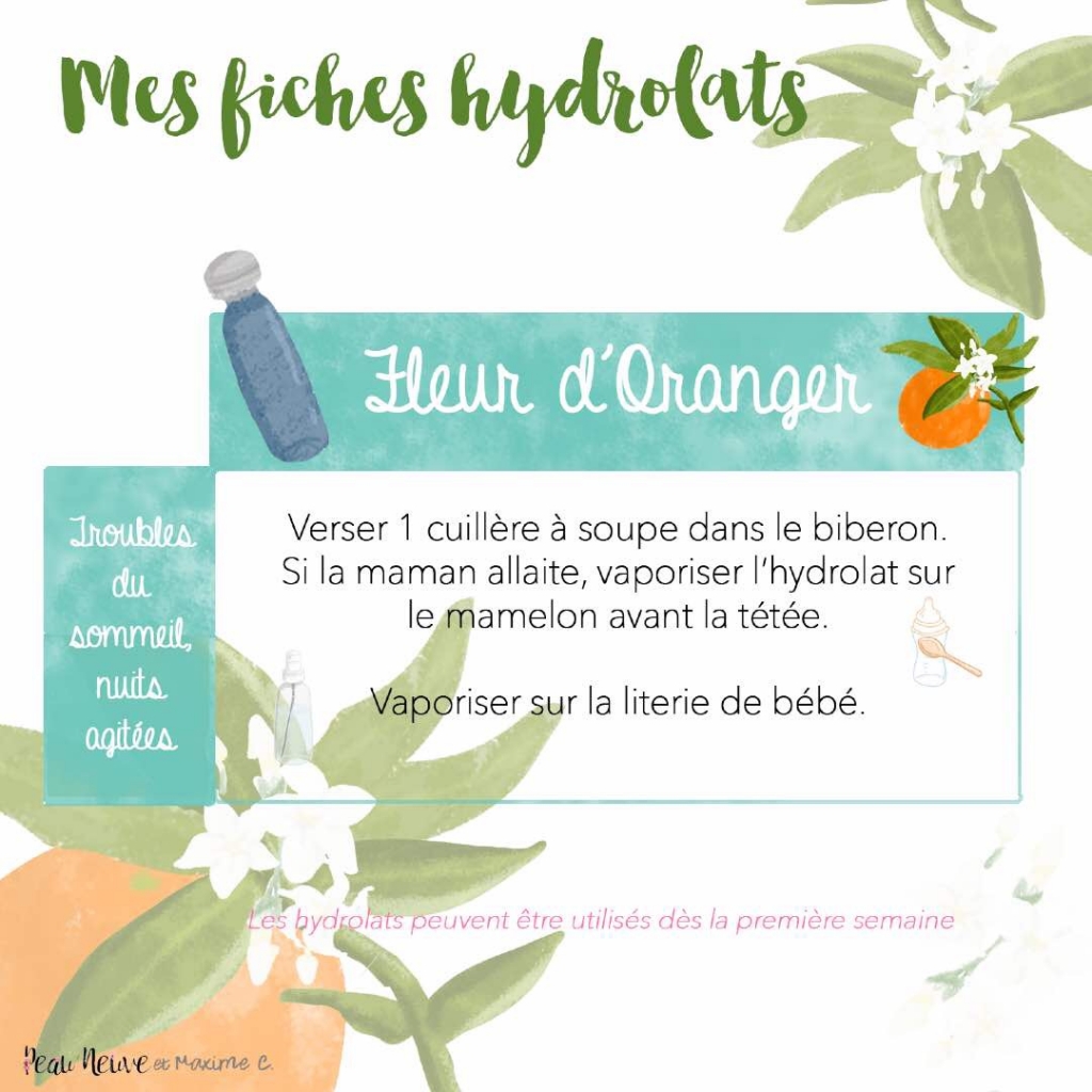 Fiche M Mo Hydrolat De Fleur D Oranger