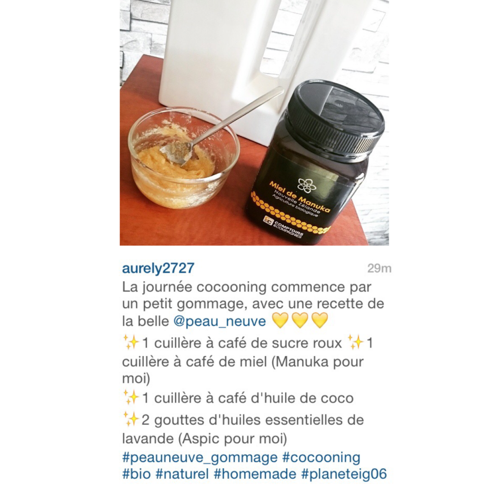 GOMMAGE visage et corps Peau neuve